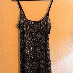 Moda International Black Sequin Camisole